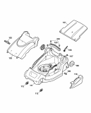 Ersatzteile WOLF-Garten Elektro Rasenmäher ohne Antrieb 2.37 E Typ: 4917000 Serie B  (2007) Mähwerksgehäuse 