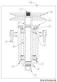 Cub Cadet Ersatzteile Zero Turn XZ8 S137I ULTIMA 47ATCAB7603 (2024) Messerspindel 618-07416A