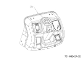 Cub Cadet Ersatzteile Rasentraktoren LT3 PR105 13AJ71BN603 (2024) Armaturenbrett Oberteil