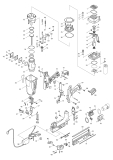 Makita Ersatzteile Akku-Gas-Stauchkopfnagler GF600
