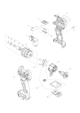 Makita Ersatzteile Akku-Bohrschrauber DF032D