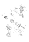 Makita Ersatzteile Akku-Bohrschrauber DF332D