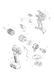 Makita Ersatzteile Akku-Bohrschrauber DDF483