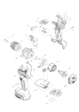 Makita Ersatzteile Akku-Bohrschrauber DDF487