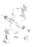 Makita Ersatzteile Akku-Schlagbohrschrauber DHP484