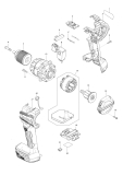 Makita Ersatzteile Akku-Schlagbohrschrauber DHP489