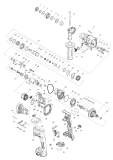 Makita Ersatzteile Akku-Kombihammer DHR182