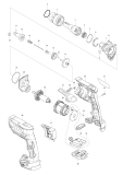 Makita Ersatzteile Akku-Schnellbauschrauber DFS452