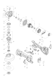 Makita Ersatzteile Akku-Winkelschleifer DGA517