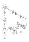 Makita Ersatzteile Akku-Winkelschleifer DGA515