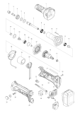 Makita Ersatzteile Akku-Geradschleifer DGD800