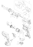 Makita Ersatzteile Akku-Kurvenschere DJS131