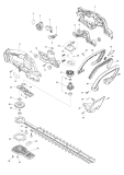 Makita Ersatzteile Akku-Heckenschere DUH506