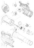 Makita Ersatzteile Akku-Gebläse DUB184