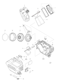 Makita Ersatzteile Akku-Staubsauger DCL184