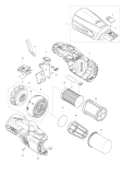 Makita Ersatzteile Akku-Staubsauger DCL281F