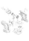 Makita Ersatzteile Akku-Rührgerät DUT130