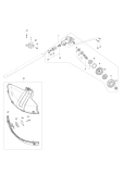 Makita Ersatzteile Akku-Freischneider UR101C