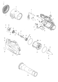 Makita Ersatzteile Akku-Gebläse UB001C