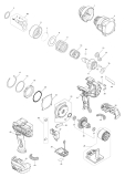 Makita Ersatzteile Akku-Schlagschrauber TW003G