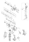Makita Ersatzteile Akku-Kombihammer HR010G