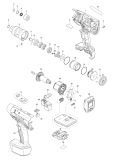 Makita Ersatzteile Akku-Abschaltschrauber DFT120T