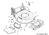 Cub Cadet Ersatzteile Motormäher mit Antrieb LM3 CRC46S 12DBTVSC603 (2022) Deflektor, Mähwerksgehäuse, Mulchklappe, Waschdüse