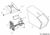 Ersatzteile MTD Benzin Rasenmäher mit Antrieb SMART 53 SPH S Typ: 12B-PCKQ600 (2021) Grasfangsack 