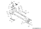 Cub Cadet Ersatzteile Rasentraktoren XT1 OS96 13A8A1TF603 (2022) Mähwerksaushebung