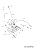Cub Cadet Ersatzteile Rasentraktoren XT1-LT46 13APA9CT056 (2022) Lenkung