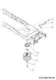 Cub Cadet Ersatzteile Rasentraktoren XT1 OS96 13A8A1TF603 (2024) Elektromagnetkupplung, Motorkeilriemenscheibe