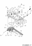 Ersatzteile MTD Rasentraktor Smart RF 125 Typ: 13B776KF600 (2021) Fahrantrieb 