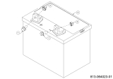 Cub Cadet Ersatzteile Rasentraktoren XT2 PR95 13AGA1TB603 (2024) Batterie