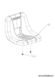 Cub Cadet Ersatzteile Rasentraktoren LT2 NS96 13BB79DF603 (2022) Sitz