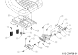 Cub Cadet Ersatzteile Rasentraktoren LT1 NS96 13BB76DF603 (2021) Sitzverstellung