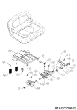 Cub Cadet Ersatzteile Rasentraktoren LT2 NR92 13AB71BE603 (2024) Sitzverstellung