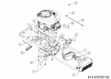 Ersatzteile Silverline Rasentraktoren Silvertrac 107 T/175 Typ: 13JN76KG677 (2021) Motorzubehör