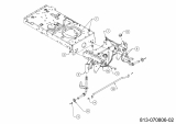 Ersatzteile MTD Rasentraktor Optima LN 200 H Typ: 13JT71KN678 (2021) Vorderachse 