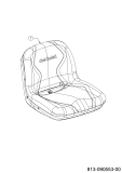Cub Cadet Ersatzteile E-Rasentraktoren XT2 ES107 33ABA7ES603 (2022) Sitz