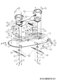 Cub Cadet Ersatzteile E-Rasentraktoren XT2 ES107 33ABA7ES603 (2023) Mähwerk