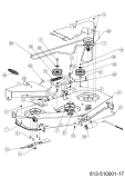 Cub Cadet Ersatzteile Gartentraktoren XT3 QS137 14AFA5CA603 (2021) Mähwerk A (54/137cm)