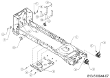 Cub Cadet Ersatzteile Gartentraktoren XT3 QS137 14AFA5CA603 (2021) Rahmen