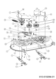Cub Cadet Ersatzteile Rasentraktoren XT2 PS107 13AGA1TS603 (2022) Mähwerk S (42/107cm)