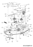 Cub Cadet Ersatzteile Gartentraktoren XT3 QS127 14AFA5TQ603 (2022) Mähwerk Q (50/127cm)