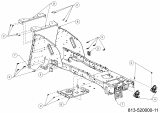 Cub Cadet Ersatzteile Rasentraktoren XT2 PR95 13DGA1CB603 (2021) Rahmen