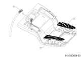 Cub Cadet Ersatzteile Rasentraktoren XT2 PR95 13AGA1TB603 (2024) Handgriffe, Trittbrettbelag