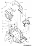 Cub Cadet Ersatzteile Rasentraktoren XT3 QR106 13BFA5CR603 (2021) Sitzwanne