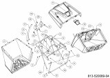 Ersatzteile Greenbase Rasentraktoren V 222 I Typ: 13BAA1KR618 (2021) Grasfangeinrichtung