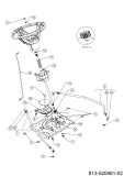 Cub Cadet Ersatzteile Rasentraktoren XT1 OR95 13A8A1TB603 (2024) Lenkung