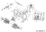 Cub Cadet Ersatzteile Schneefräsen XS2 61 SWE 31AW5BKR603 (2023) Schaufelrad, Spannrolle, Reinigungswerkzeug